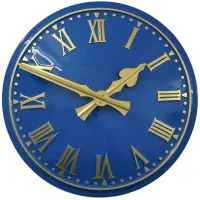 Frodsham Outdoor Clock Service blue dial