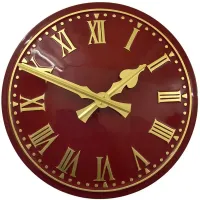 Frodsham Outdoor Clock Service red dial